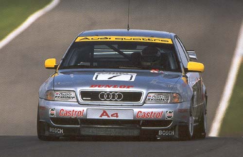 Its a replica of the famous Audi A4 quattro which run in the 90's in STW