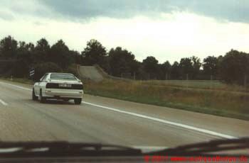 Urquattro auf der A93 Richtung Regensburg